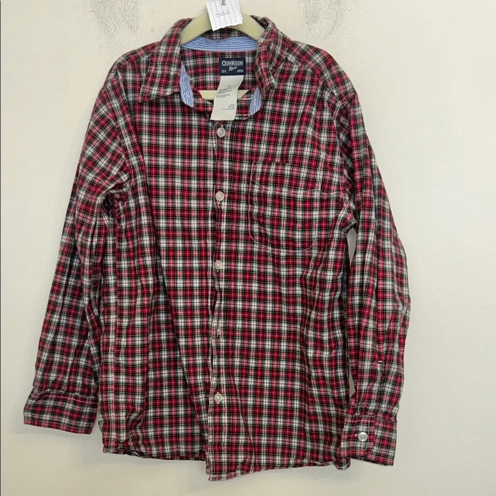 502. OshKosh B'gosh Multicolor Plaid Button Down Shirt